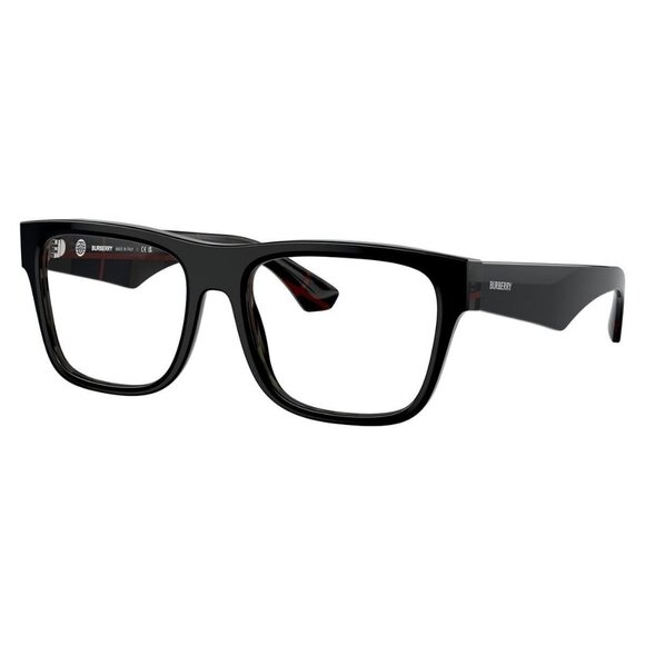 New Authentic  BURBERRY Black Square BE2411 4121 Glasses Women - Picture 1 of 6